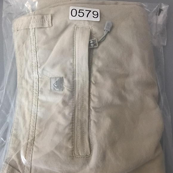 Quiksilver Mens Tan Cargo Shorts Ripstop Khaki AQMWS00020 Size 38 - Picture 15 of 15